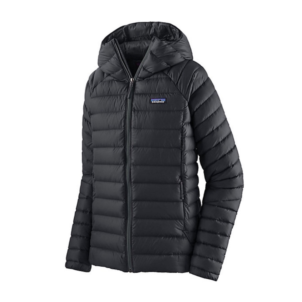 Patagonia Women’s Hooded Down Sweater Black Size Large